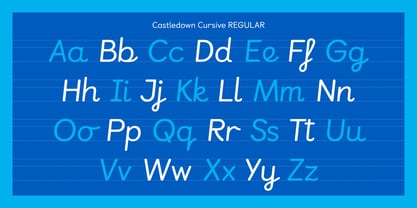 Castledown Cursive Font Poster 2